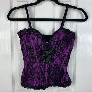Victoria's Secret Sexy Little Things Lace Corset Top Size 34B Y2K